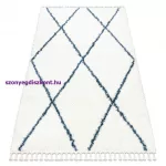 Kab. Szőnyeg BERBER UNION 3683 krém / Rojt shaggy 140x190 cm