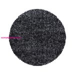 Ay. ENJOY 4500 120 x 120 cm antracit shaggy szőnyeg - kör