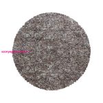 Ay. ENJOY 4500 160 x 160 cm bézs shaggy szőnyeg - kör