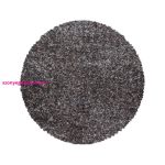 Ay. ENJOY 4500 200 x 200 cm taupe-barna shaggy szőnyeg - kör