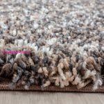 Ay. ENJOY 4500 200 x 200 cm taupe-barna shaggy szőnyeg - kör