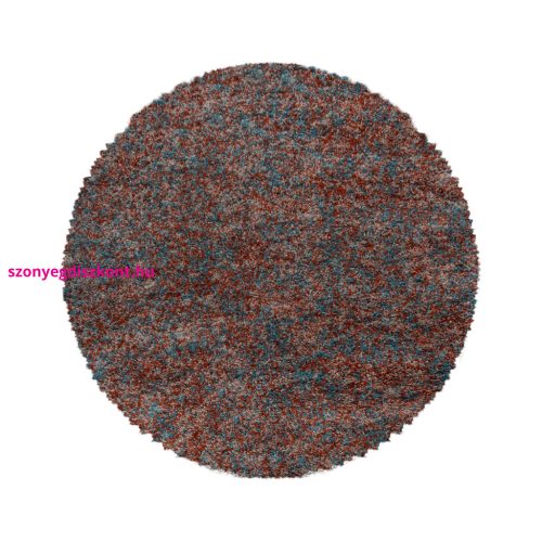 Ay. ENJOY 4500 200 x 200 cm terrakotta shaggy szőnyeg - kör
