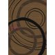 Ber. EQOS 0003 barna 160 x 220 cm modern szőnyeg