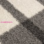 Ay. GALA 2505 120 x 120 cm világosszürke shaggy szőnyeg - kör