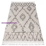 Kab. Szőnyeg BERBER FEZ G0535 bézs / barna Rojt shaggy 200x290 cm