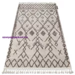 Kab. Szőnyeg BERBER TANGER B5940 bézs / barna Rojt shaggy 160x220 cm