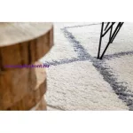 Kab. Szőnyeg BERBER meknes B5910 krém / szürke Rojt shaggy 120x170 cm
