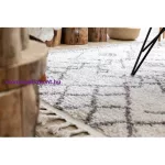 Kab. Szőnyeg BERBER TANGER B5940 bézs / barna Rojt shaggy 120x170 cm