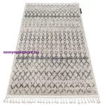 Kab. Szőnyeg BERBER AGADIR G0522 krém / szürke Rojt shaggy 80x150 cm