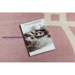 Kab. HAMPTON szőnyeg Lux kör rózsaszín kör 120 cm