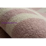 Kab. HAMPTON szőnyeg Lux kör rózsaszín kör 120 cm