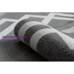Kab. HAMPTON szőnyeg Lux kör szürke kör 140 cm