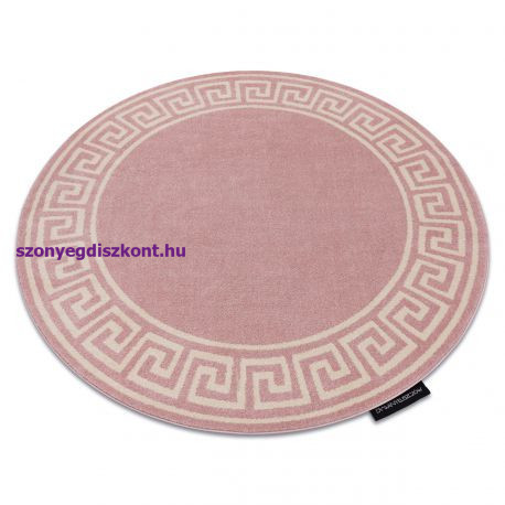 HAMPTON szőnyeg Grecos kör rózsaszín kör 160 cm