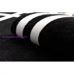 Kab. HAMPTON szőnyeg Lux kör fekete kör 160 cm