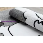 Kab. PETIT szőnyeg PUPPY KÖLYÖKKUTYA kör szürke kör 120 cm
