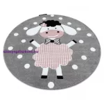 Kab. PETIT szőnyeg DOLLY овце kör szürke kör 120 cm