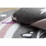 Kab. PETIT szőnyeg PONY póniló kör szürke kör 120 cm