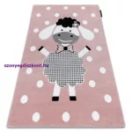 Kab. PETIT szőnyeg DOLLY juh rózsaszín 140x190 cm
