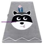 Kab. PETIT szőnyeg RACCOON MUKKI MOSÓMEDVE szürke 140x190 cm