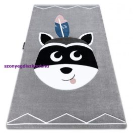   Kab. PETIT szőnyeg RACCOON MUKKI MOSÓMEDVE szürke 140x190 cm
