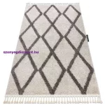 Kab. Szőnyeg BERBER TROIK krém Rojt shaggy 80x150 cm