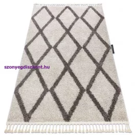 Kab. Szőnyeg BERBER TROIK krém Rojt shaggy 80x150 cm