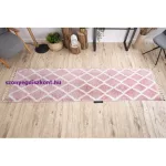 Kab. Szőnyeg, futószőnyeg BERBER TROIK rózsaszín -80x250 cm