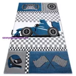 Kab. PETIT szőnyeg RACE FORMULA 1 AUTÓ kék 240x330 cm