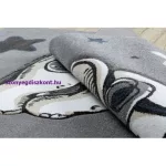 Kab. PETIT szőnyeg ELEPHANT ELEFÁNT CSILLAG szürke 160x220 cm