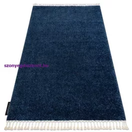 Kab. Szőnyeg BERBER 9000 sötétkék Rojt shaggy 80x150 cm