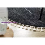 Kab. Szőnyeg BERBER 9000 kör szürke Rojt shaggy kör 160 cm