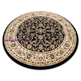 Kab. Royal szőnyeg kör adr 1745 fekete  kör 150 cm