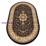 Kab. Royal szőnyeg ovális adr 521 fekete  150x250 cm