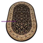 Kab. Royal szőnyeg ovális adr 1745 fekete  150x250 cm