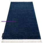 Kab. Szőnyeg BERBER 9000 sötétkék Rojt shaggy 200x290 cm