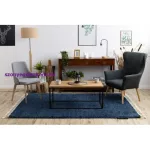 Kab. Szőnyeg BERBER 9000 sötétkék Rojt shaggy 200x290 cm