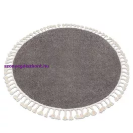 Kab. Szőnyeg BERBER 9000 kör barna Rojt shaggy kör 120 cm