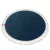Kab. Szőnyeg BERBER 9000 kör sötétkék Rojt shaggy kör 120 cm