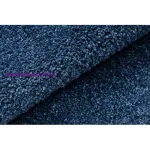 Kab. Szőnyeg BERBER 9000 kör sötétkék Rojt shaggy kör 120 cm