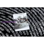 Kab. Szőnyeg MAROC G8499 fekete / fehér Rojt BERBER shaggy 120x170 cm