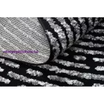 Kab. Szőnyeg MAROC G8499 fekete / fehér Rojt BERBER shaggy 120x170 cm