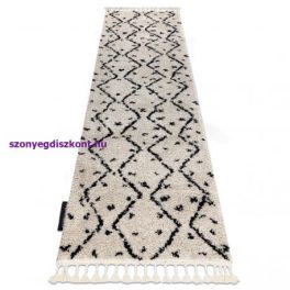   Kab. Szőnyeg, futószőnyeg TETUAN B751 cikcakk krém -60x250 cm