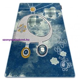   Kab. PETIT szőnyeg HELICOPTER helikopter, repülőgépek kék 140x190 cm