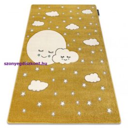 Kab. PETIT szőnyeg MOON csillagok, felhők arany 140x190 cm