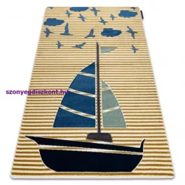 Kab. PETIT szőnyeg SAIL hajó, vitorlás arany 80x150 cm