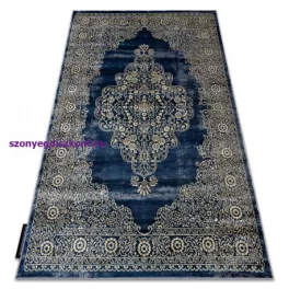  Kab. Modern DE LUXE 474 - sötétkék / arany 160x220 cm szőnyeg
