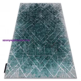   Kab. Modern DE LUXE 626 geometriai, gyémánt - szürke / zöld 160x220 cm szőnyeg