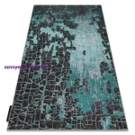 Kab. Modern DE LUXE 2079 vintage - zöld / antracit 160x220 cm szőnyeg