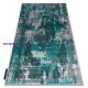 Modern DE LUXE 6827 Absztrakció - Structural, vintage zöld / szürke 240x330 cm