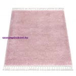 Kab. Szőnyeg BERBER 9000 square rózsaszín Rojt shaggy 160x160 cm